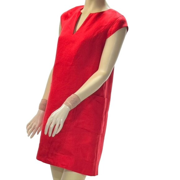 KATE SPADE Women's Polyester Red Mini Short Sleeve Breathable Comfortable Size 4 - Picture 13 of 14